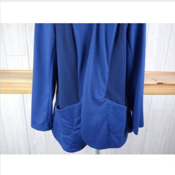 Notations Woman 1X ~ Blue Career Shell Vtg Soft - Picture 3 of 5